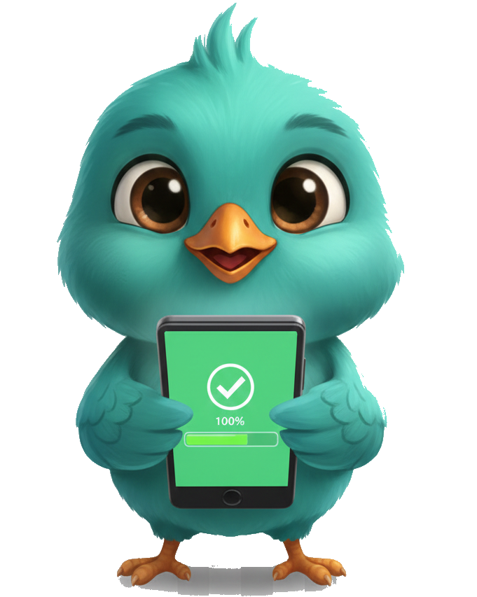 Baby bird hatching - Start learning journey